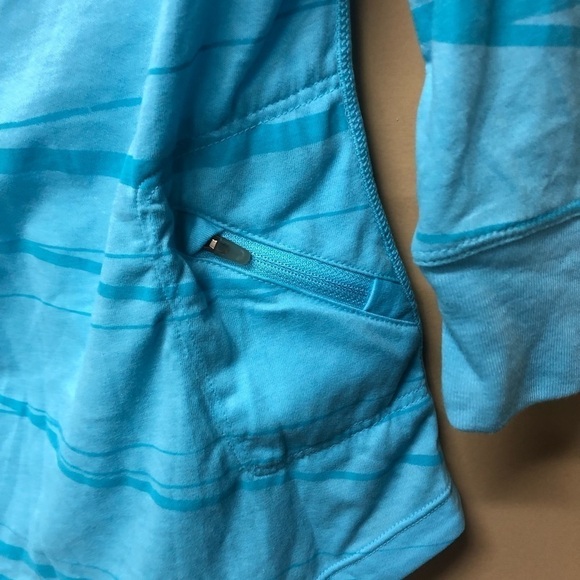 Nike Running Womens Size S Small Soft Hand Hoodie Long Sleeve Zip Pocket Blue - Picture 3 of 6